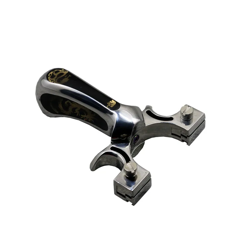 

All titanium alloy slingshot flat leather adjustment lock throat free tie tc21 slingshot