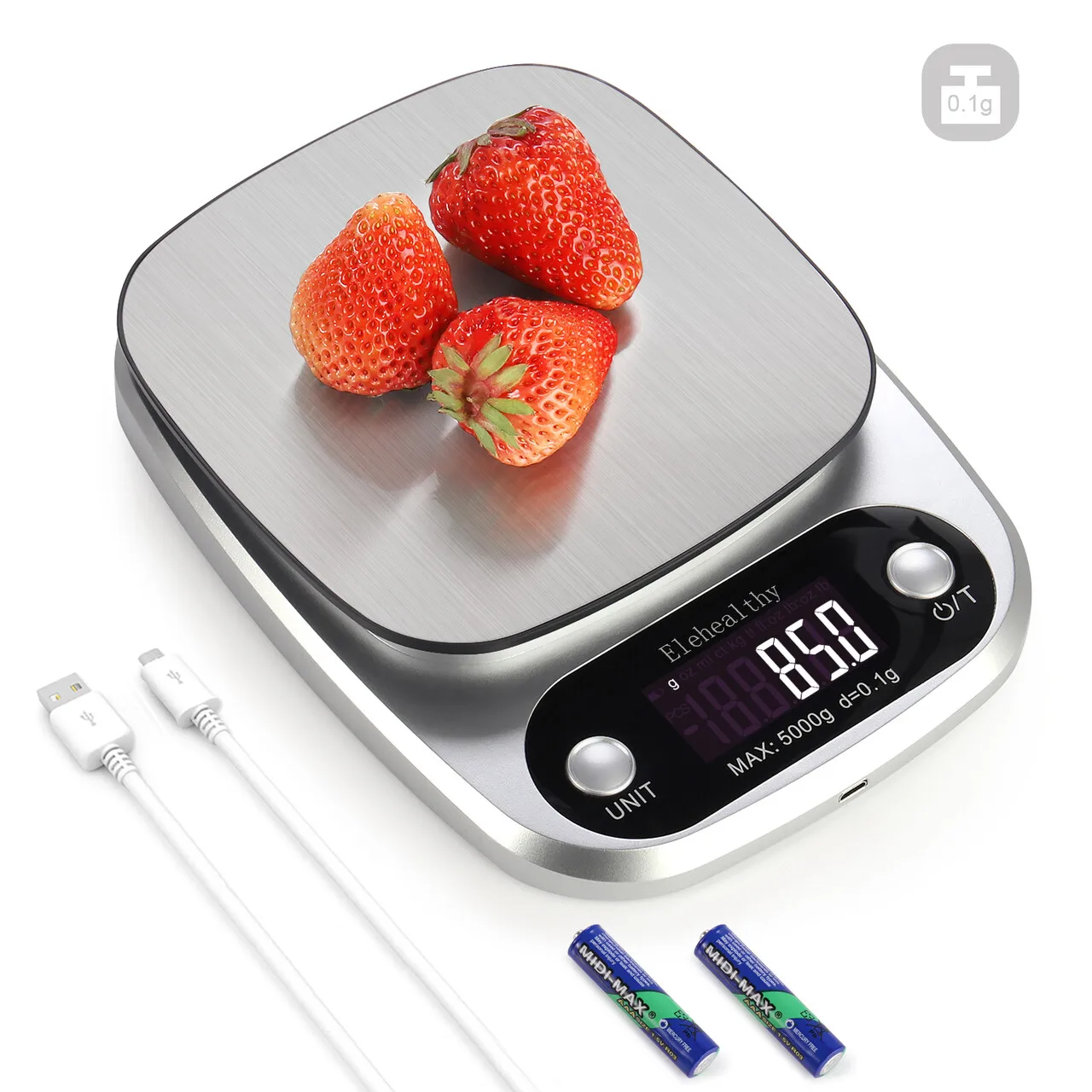 Stainless Steel Precision Usb Electronic Kitchen Scale Balance Food Scale 0 1 1 Grams Household Kitchen Tool Measuring Scale Kitchen Scales Aliexpress