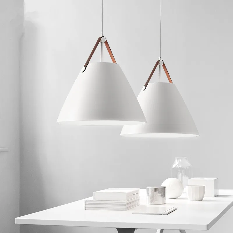 Современный подвесной светильник конус белый hanglamp обеденная Гостиная Бар
