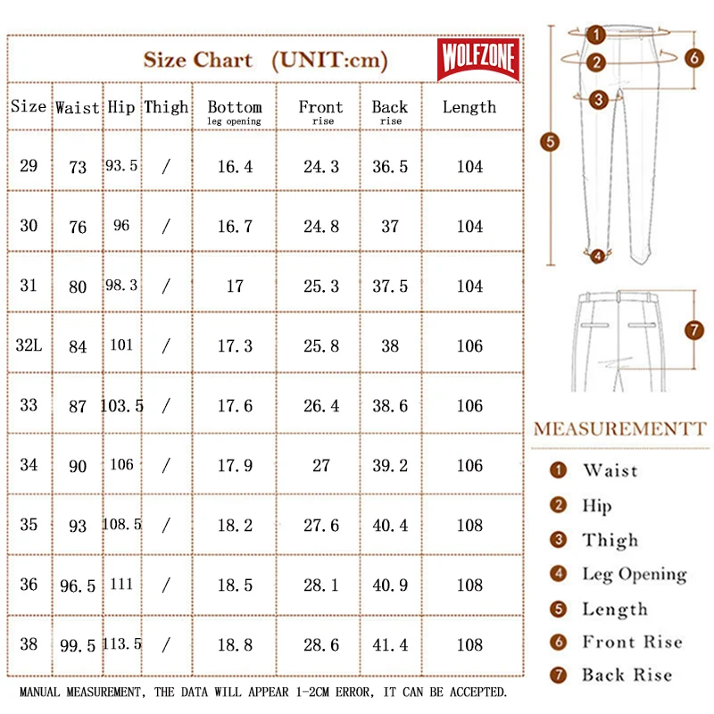 WOLF ZONE, Брендовые мужские брюки, повседневные мужские, s, бизнес, мужские брюки, классика, средний вес, прямые, полная длина, модные черные брюки, 29-38