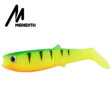 MEREDITH 10PCS 5.5g 8cm Lures Fishing Lures Synthetic delicate Fishing Baits Cannibal Fishing Fish Comfortable Lures Shads JX62-08