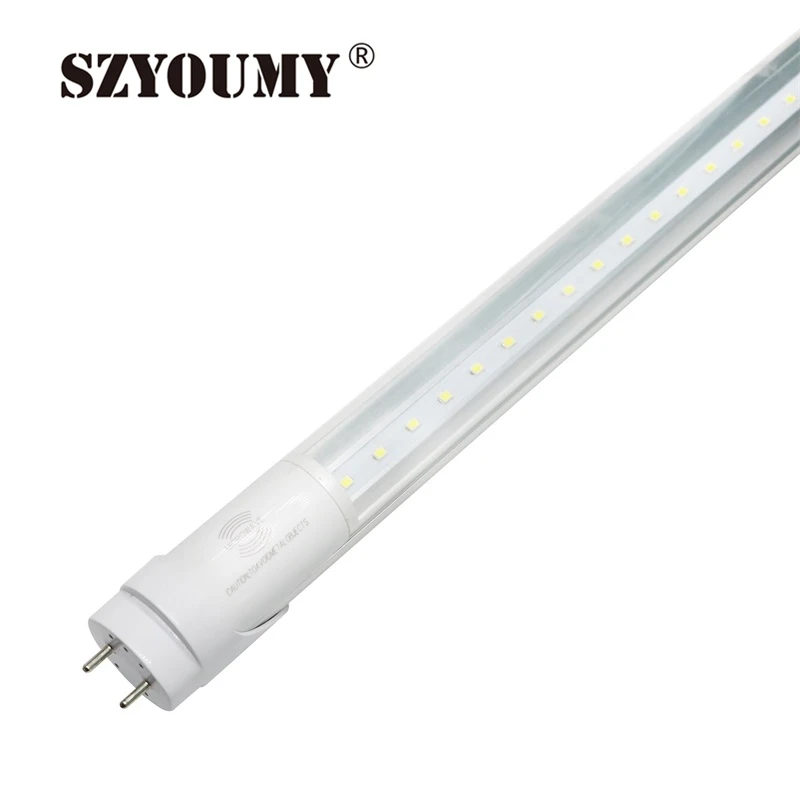 SZYOUMY светодиодная лампа T8 1 2 м радар Датчик движения 1200 мм 4 фута супер яркая SMD AC85