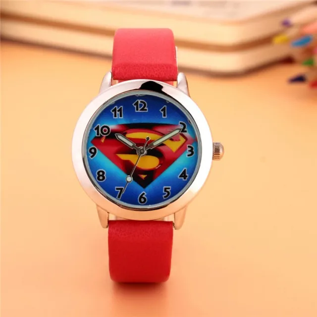 2019 New Fashion superman design kids Watch Quartz Jelly Clock boys Students goo 2019 New Fashion superman design kids Watch Quartz Jelly Clock boys Students goo