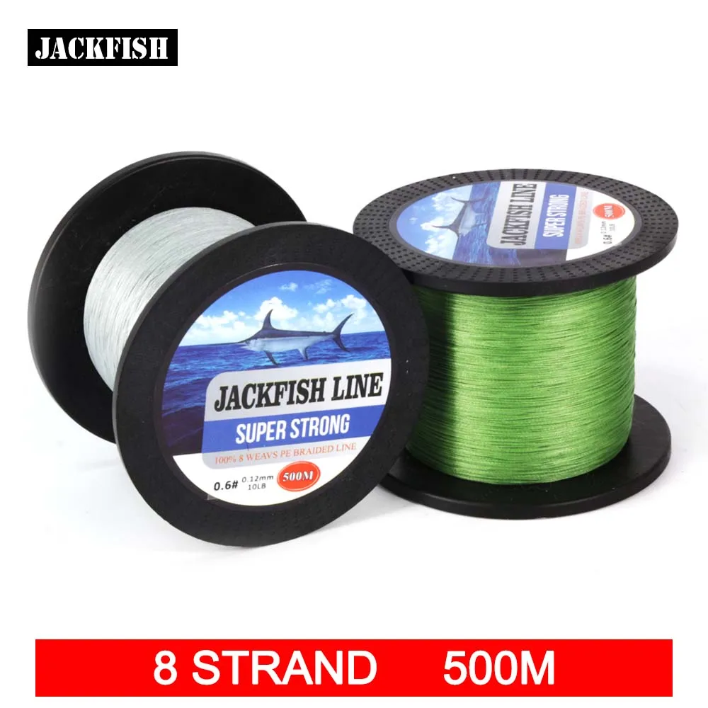Buy JACKFISH 500m 8 strand brand fishing line Super