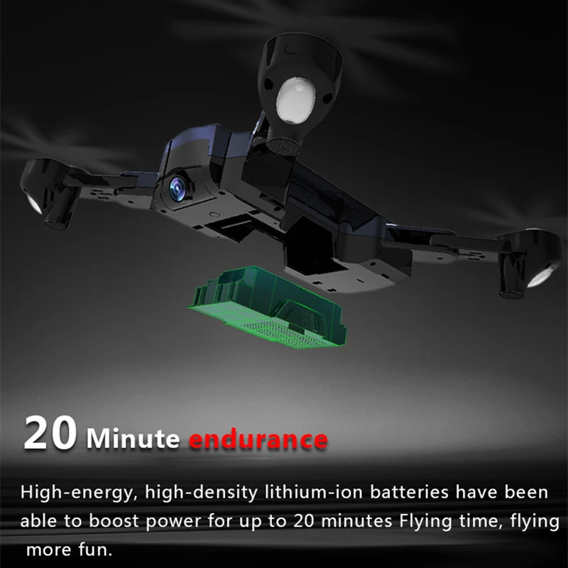 Новый F196 RC Дрон с камерой 2MP HD Quadrocopter высота удержания оптического потока
