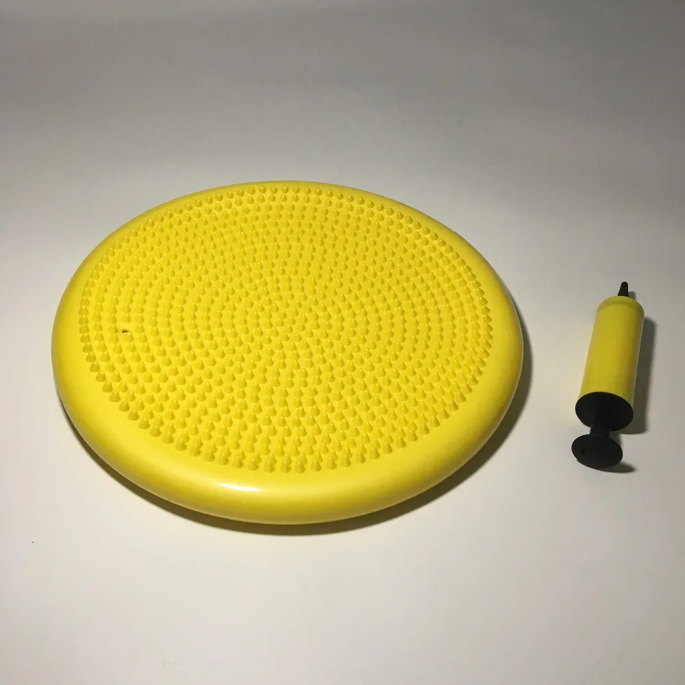 33cm PVC Balance Yoga Balls Massage Pad Wheel Stability Balance Disc Massage Cushion Mat Ball Fitness Exercise Training ball