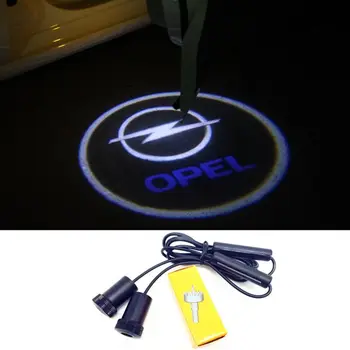 

For Opel Zafira B Vectra C B Mokka Vectra Astra H G J Corsa D C B Insignia Meriva Omega Vivaro Car Door Light Projecto Logo LED