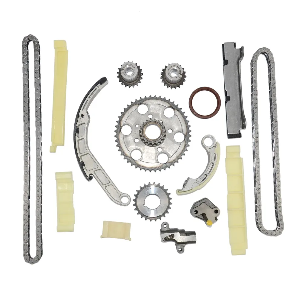 AP02 Double Row Timing Chain Gear Tensioner Kit For Nissan Pathfinder