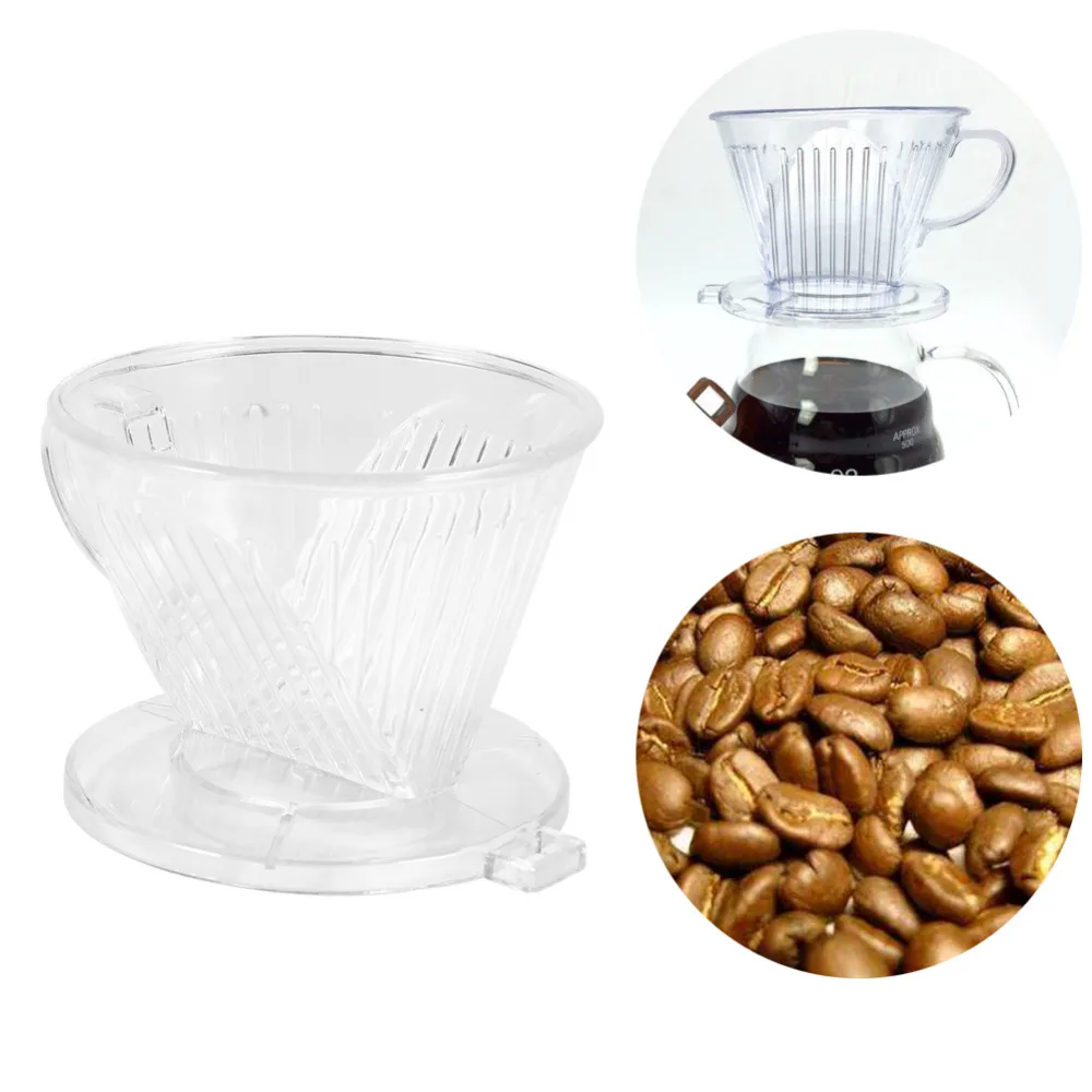 

Coffee Drippers Filter Cup Drip PP Resin Bowls Manually Follicular Filters Coffee Tea Tool Coffee Filter Cup Coffee Filter Cone
