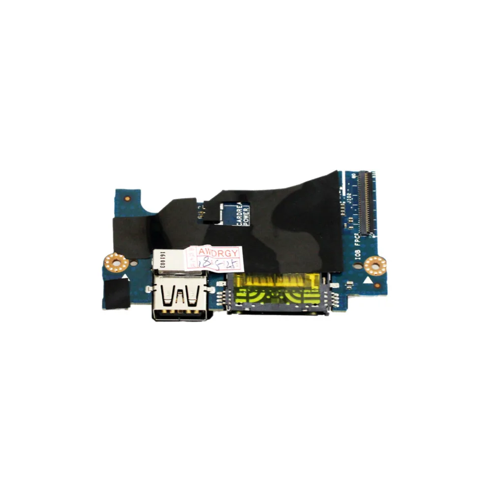 

Audio Power Button Board USB SD Slot Board Y1TPF for Dell XPS 13 9343 9350 9360 LS-C881P H2P6T