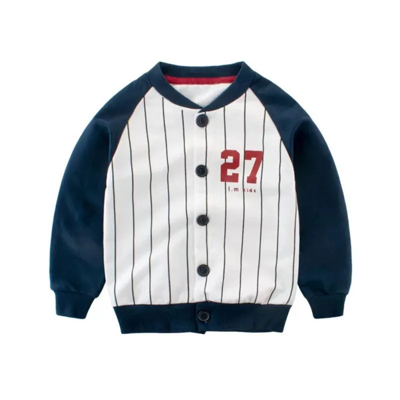 Baby Boy Long Sleeve Coat Winter Baby Sport Coat  Baby Boy Jacket Baseball Kids Jacket Coat Clothing Children Outerwear