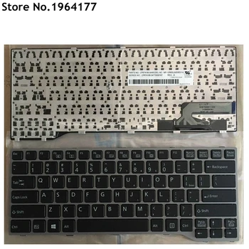 

new English Laptop keyboard FOR Fujitsu Lifebook E733 E734 E743 E744 E544 E736 sliver frame