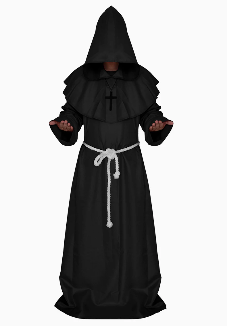 Мужская накидка с капюшоном костюм для косплея|cosplay costume|halloween comicshooded robe |