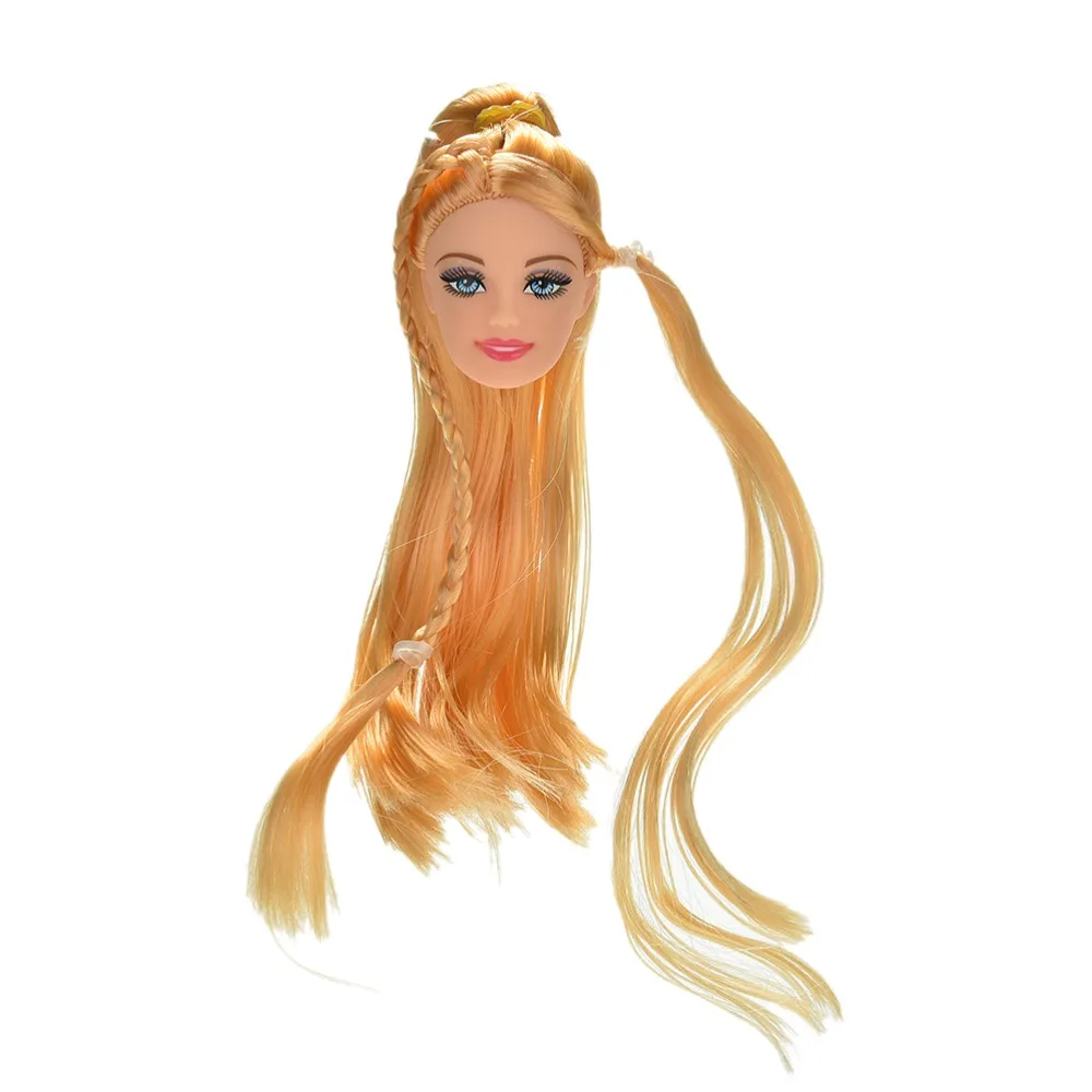 1PCS Dolls Accessories Mix Style Female Doll Head In Stock Original Doll Heads DIY For Girls