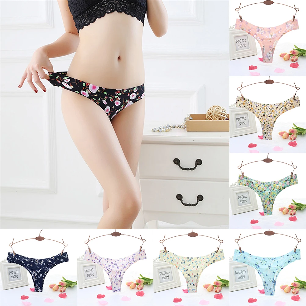 Intimates Ultrathin Female Sexy Thongs G-String Ladies Women Underwear Invisible Seamless T Panties |
