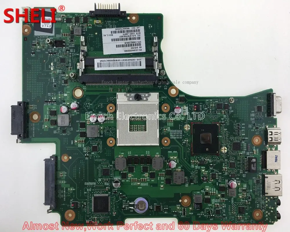 MOUGOL для ноутбука Toshiba Satellite L650 L655 материнская плата V000218010 HM55 1310A2332401 6050A2332401-MB-A03