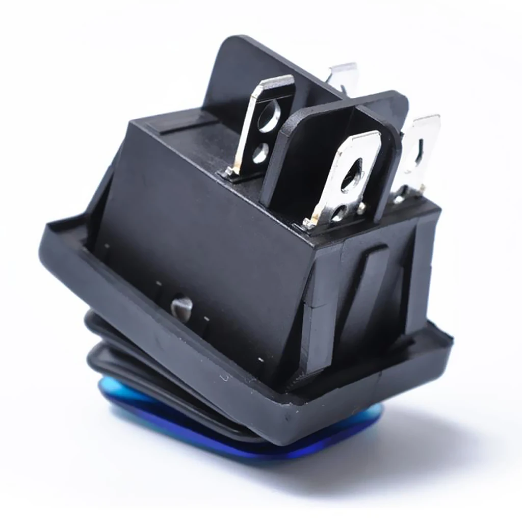 4 Pin On/Off Boat Caravan Rocker Switch ON-OFF 2 Position Electrical equipment With Light Power Switch Dashboard Parts