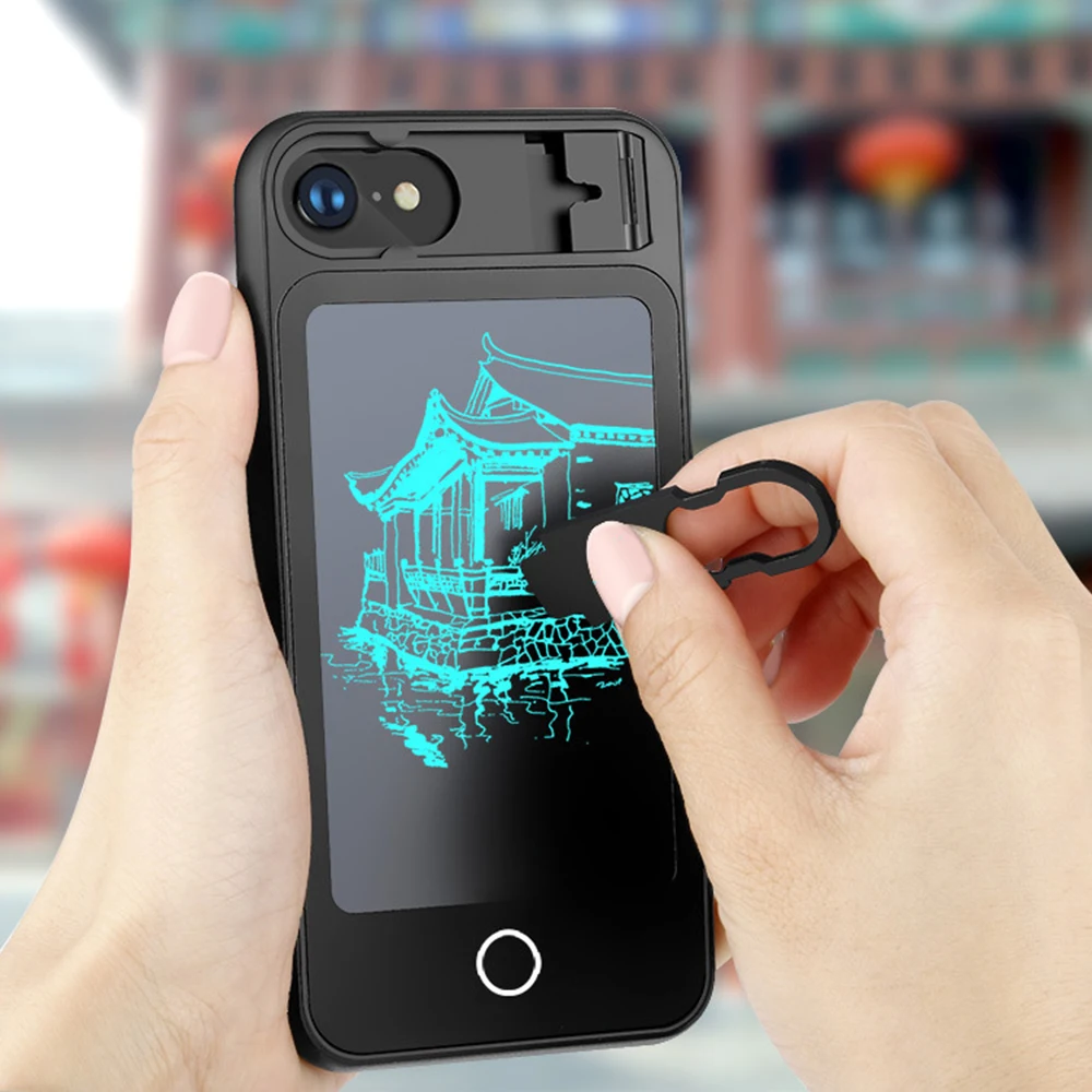 1 шт. чехол для iPhone 6 7 8 Plus ЖК-дисплей почерк живопись цифровая доска рисования