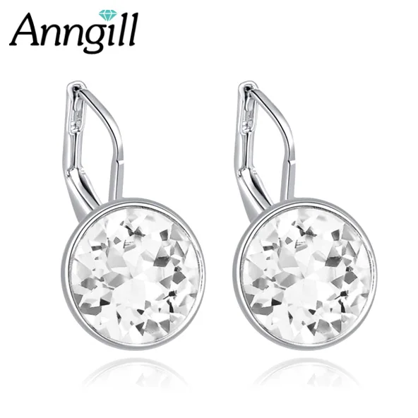 Классические оригинальные кристаллы от Swarovski Bella мини серьги модные серьги-гвоздики трендовые праздничные подарки на день рождения для женщин