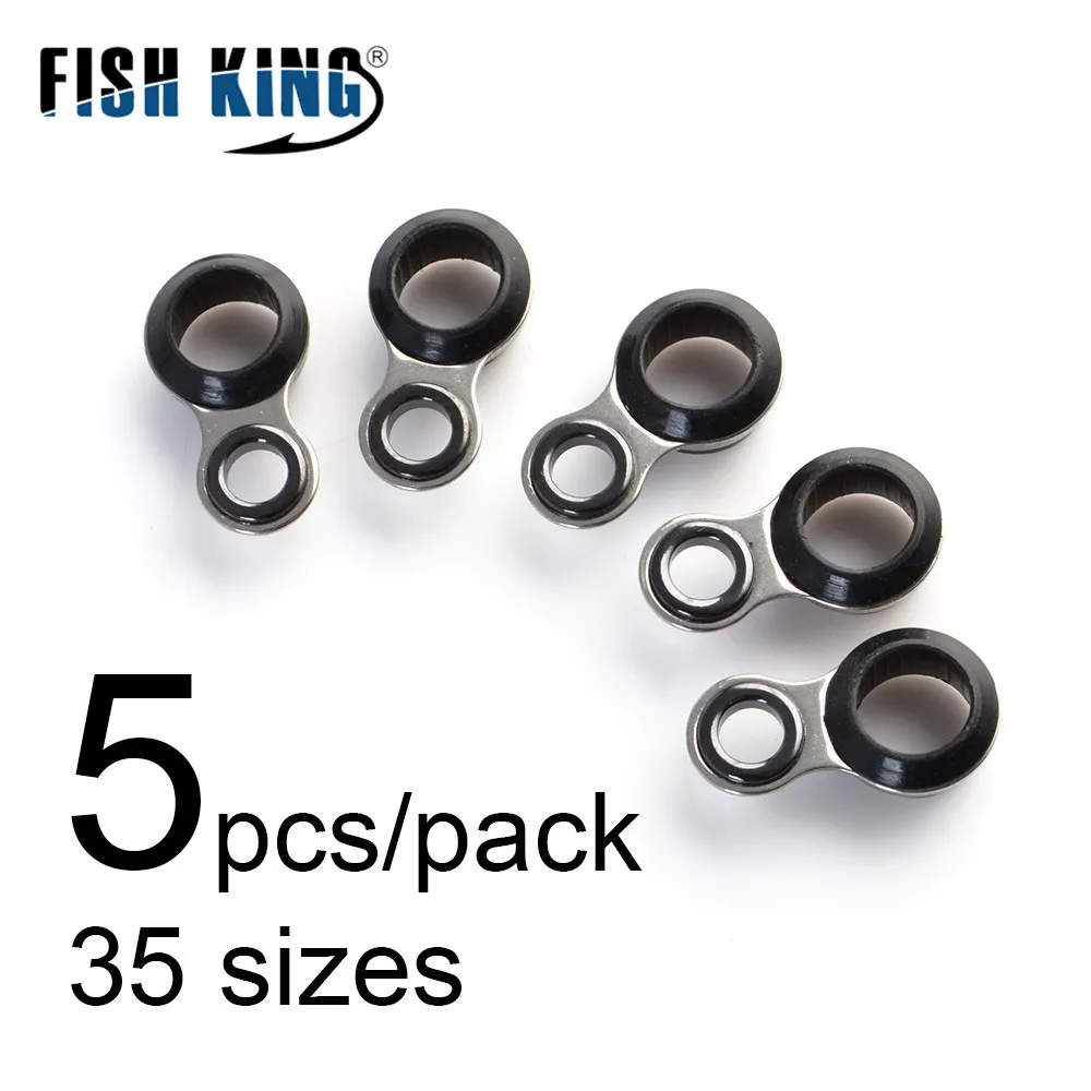 Рыболовная удочка FISH KING 5 шт./упак. 7 0 # 9 8 из нержавеющей стали|repair rod|rock rodsrod guides |