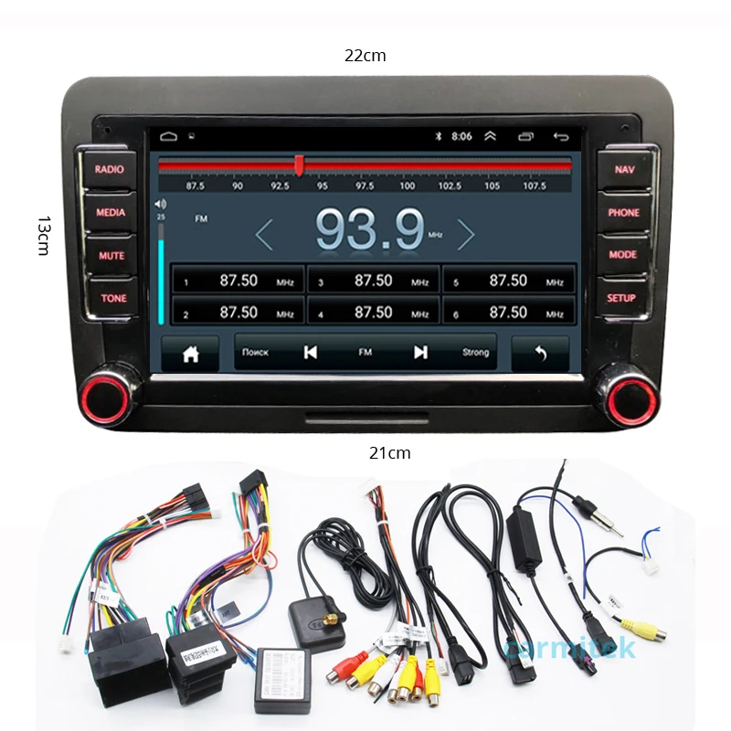 Best Android Multimedia radio GPS Navigation double din For vw polo sedan scirocco Caddy Passat b6 b7 DVD volkswagen golf 4 5 6 5