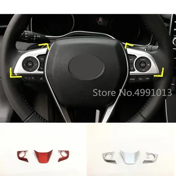 

For Toyota Avalon XX50 2018 2019 2020 car sticker styling cover steering wheel interior kit trim lamp frame 3pcs