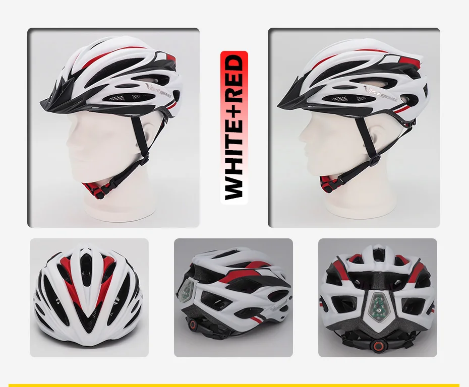 VICTGOAL велосипедный шлем светодиодный с подсветкой для мужчин ультралегкие велосипедные шлемы козырек интегрально формованный горный шоссейный велосипедный шлем MTB