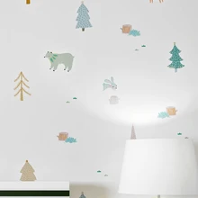 Bacaz Scrawl животные Винил корейский 3d мультфильм обои рулон для детской комнаты 3d обои с рисунком из мультфильма рулон 3d наклейки животных