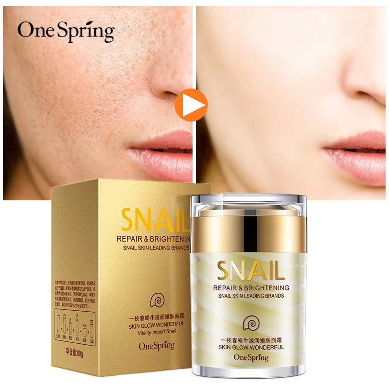 

Snail Extract Repair Face Cream Anti Wrinkle Facial Cream Anti-aging, Tightening, Whitening, Moisturizing Lifting Skin