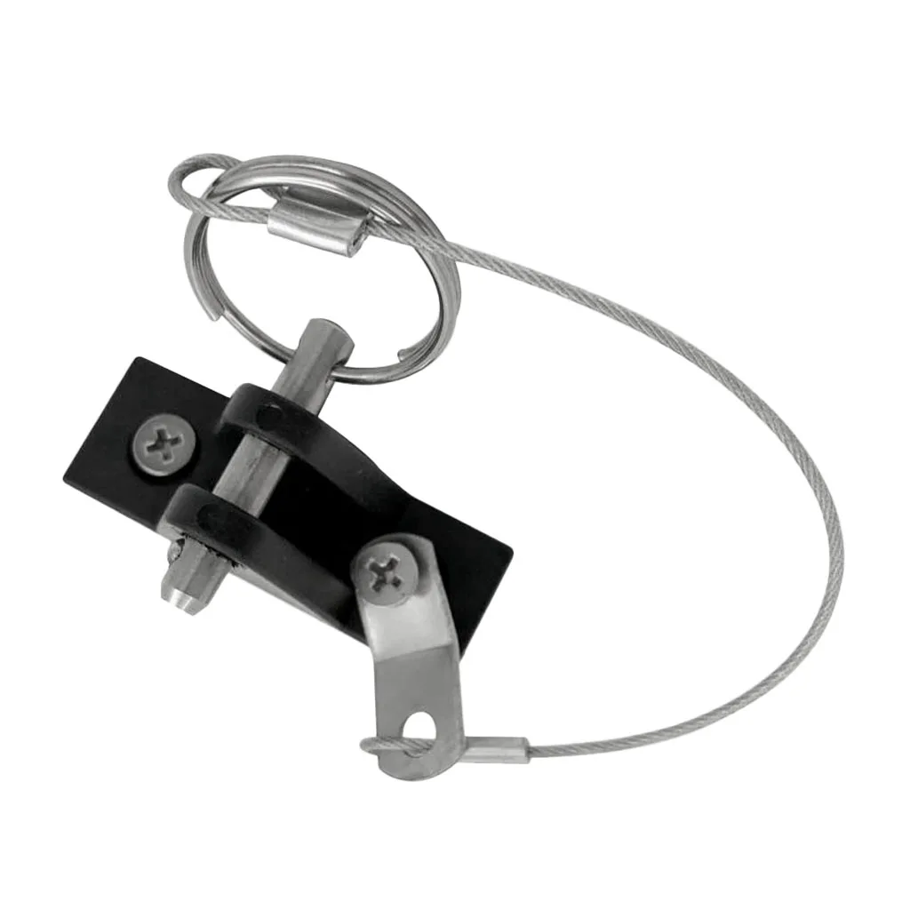 

Replacement Quick Release Nylon Deck Hinge Mount with Lanyard and Screws Hardware for Kayak Canoe Marine Boat Yacht Accessories