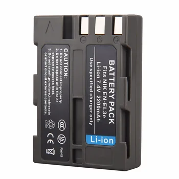 

2200mAh EN-EL3E ENEL3E Camera Battery for Nikon D90 D80 D300 D300s D700 D200 D70 D50 D70s D100 D-100 D-300 D-70 D-90 SLR Bateria
