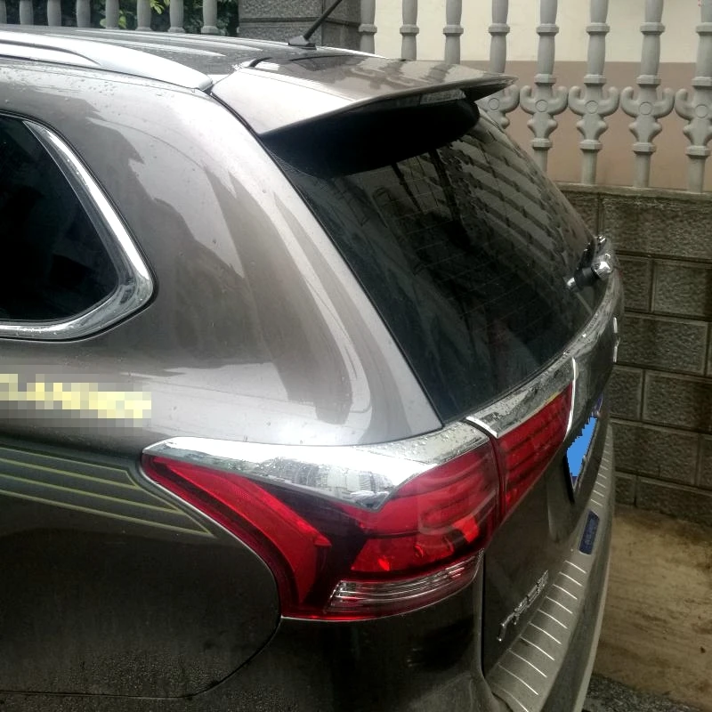 

High Quality ABS Plastic Rear Trunk Car Tail Wing Decoration Spoiler For Mitsubishi Outlander 2013 2014 2015 2016