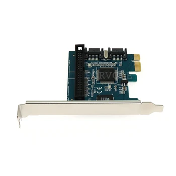 

IDE & 2 ports SATA 7pin to PCI express Controller Card Chipset Jmicron JMB363