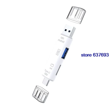 

Type C OTG Multifunction Card Reader Type C 5 in 1 Reader Plug