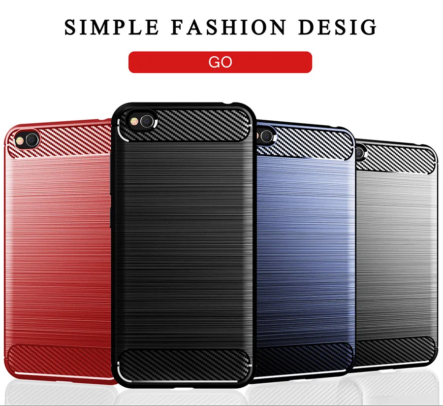 

Xiaomi Redmi Go Case Silicone Armor Bumper Shockproof Cover Phone Cases Luxury for Xiaomi Redmi Go fundas Cases