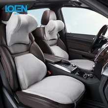 LOEN Car Headrest Memory Cotton Pillow Lumbar Support Car Seat Cushion Set Car Neck Protection Cervical Vertebra Pillow For Home LOEN Car Headrest Memory Cotton Pillow Lumbar Support Car Seat Cushion Set Car Neck Protection Cervical Vertebra Pillow For Home