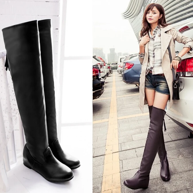 korean thigh high boots
