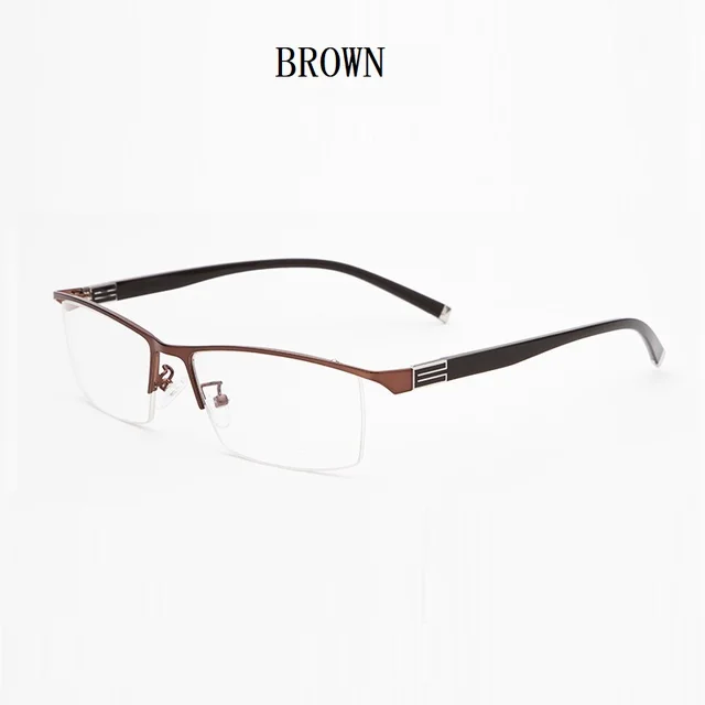 white half frame glasses