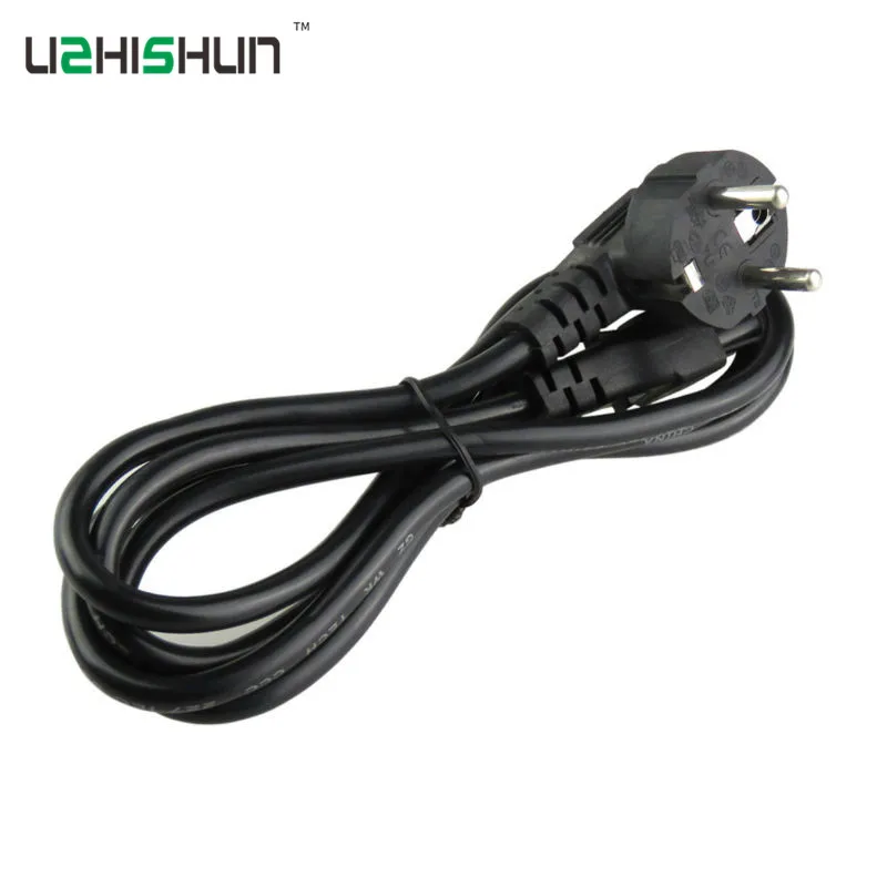 2 Pin AC EU Plug power Cable Lead Cord PC Monitor High quality computer