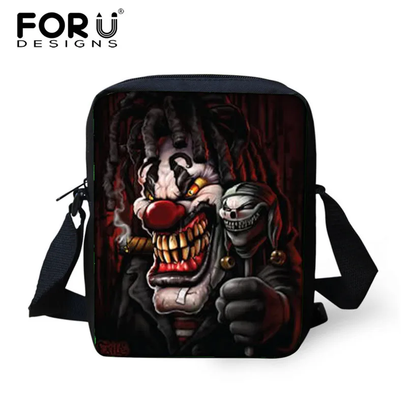 FORUDESIGNS/модные женские шаровары, сумки-мессенджеры для мужчин, мужские крутые сумки через плечо с черепом, детские мини-сумки на плечо для мальчиков, мужская сумка через плечо - Цвет: XD32E