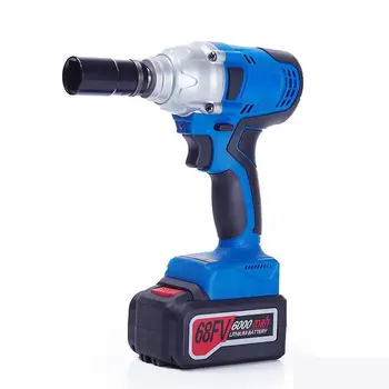 Price 68FV 6000mah Cordless Electric Impact Wrench Lithium Battery Drill Multi-function Electric Tools 2pcs Battery