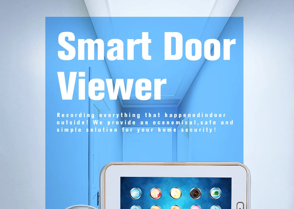 Smart door viewer. Smart door viewer