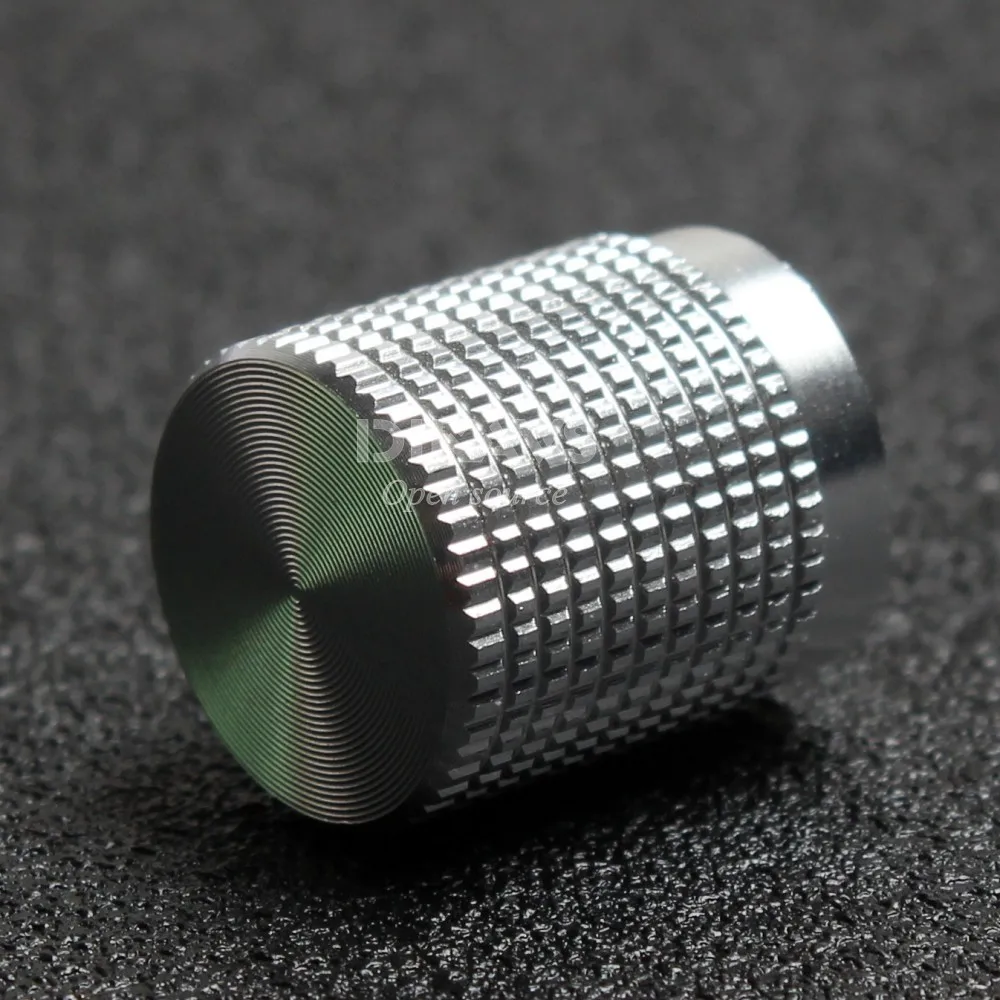 Lot de 5 boutons de potentiom/ètre rotatif en aluminium 21 x 17 mm