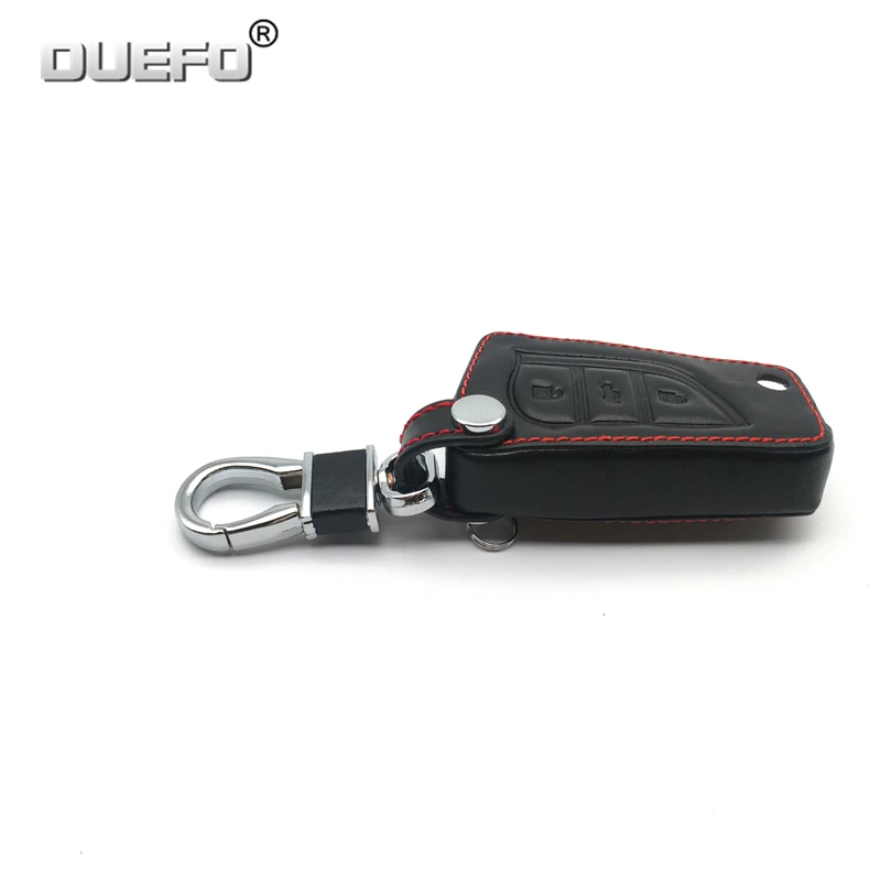 Кожаный брелок для Toyota Camry Highlander Corolla Prado REIZ Crown RAV4 Hilux Vitz 3 кнопки starline чехол