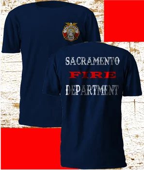 

Fashion Sacramento St. Louis Cincinnati Austin Fire Department Firefighter Navy TShirt Tee shirt