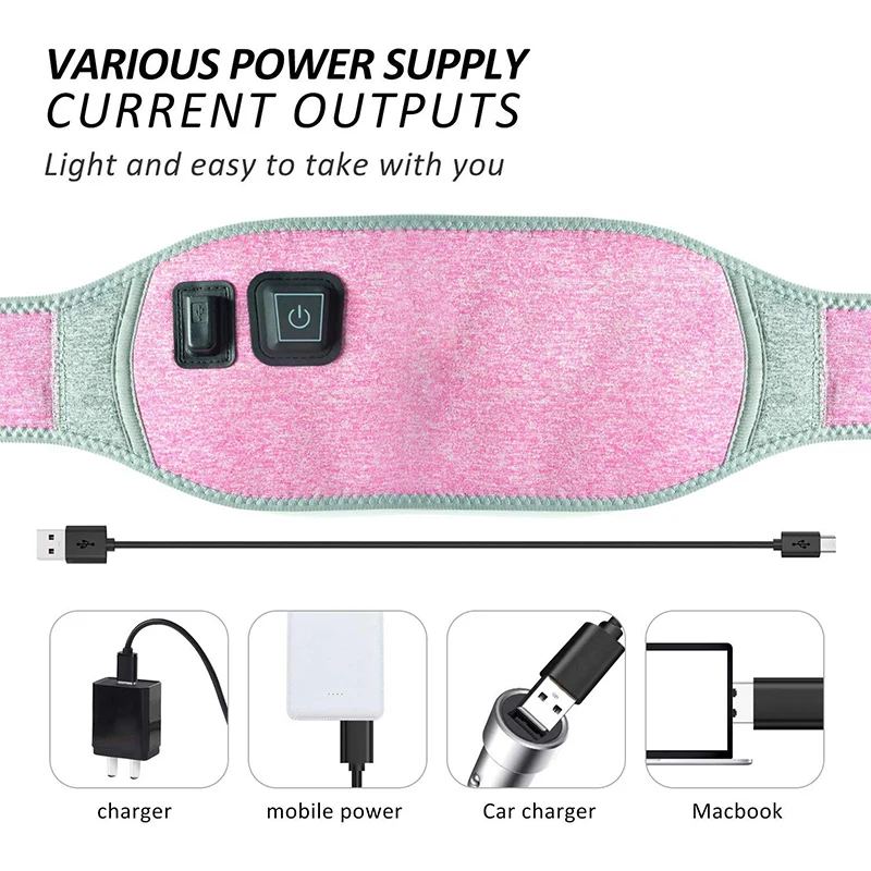 

Portable Electric Heating Pad for Neck Waist Lower Back Head Leg Shoulder Far Infrared 3 Temperatures Control Pain Relieve