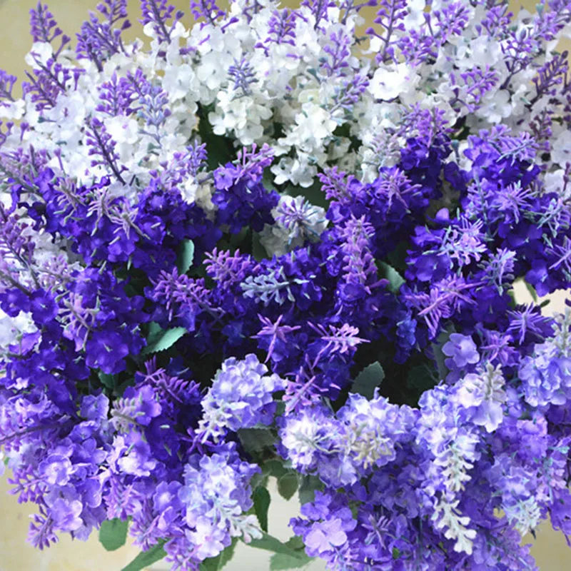 10 Heads/Bouquet Silk Artificial Lavender Flower Fake Flower For Home Garden Plant Decor Flower Home Desk Decor 10 Heads/Bouquet Silk Artificial Lavender Flower Fake Flower For Home Garden Plant Decor Flower Home Desk Decor