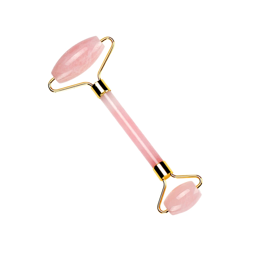 Нефритовый роликовый набор розового кварца массажер в форме гриба безголосный ролик для лица антицеллюлитный против морщин акупунктурный инструмент для красоты забота о здоровье