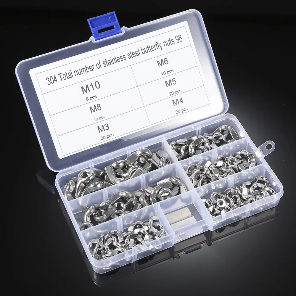 DIN315 M-3/M-4/M5/M6/M-8/M-10 304 Stainless Steel Cap Nut Set Hexagon Nuts