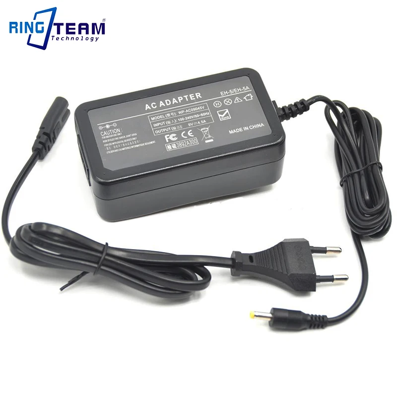 EH 5 EH 5A EH 5B AC Power Adapter 4.0x1.7mm Tips DC Output 9.0V 4.5A for  Nikon Coupler EP 5 EP 5A EP 5B EP 5C EP 5D EP 5E EP 5F|power